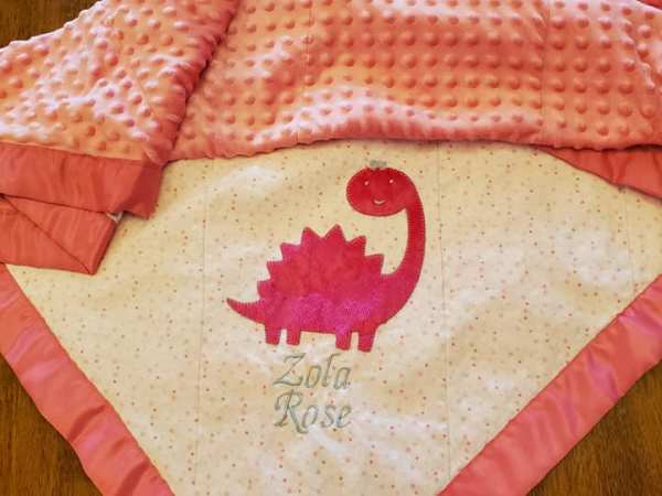 Simple Baby Blanket with Applique